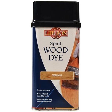 Liberon Spirit Traditional Hardwood Furniture Wood Dye - Walnut - 250ml