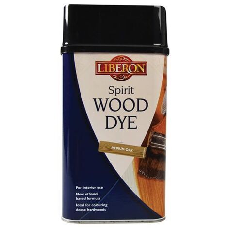 Liberon Spirit Traditional Hardwood Furniture Wood Dye - Medium Oak - 1 Litre
