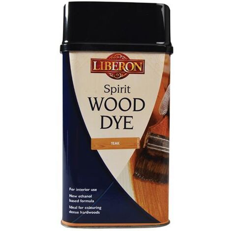 Liberon Spirit Traditional Hardwood Furniture Wood Dye - Teak - 1 Litre