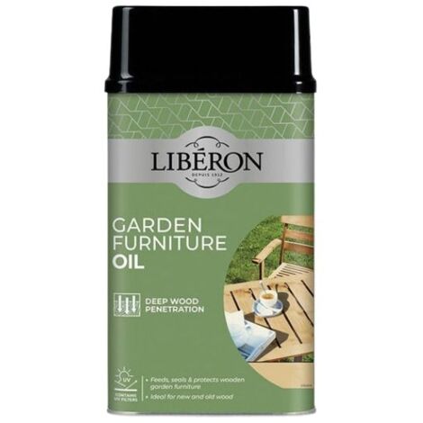 Liberon Garden Furniture Oil - Clear - 1 Litre