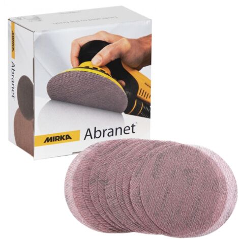 Mirka Abranet 125mm Discs 50 pack - P180