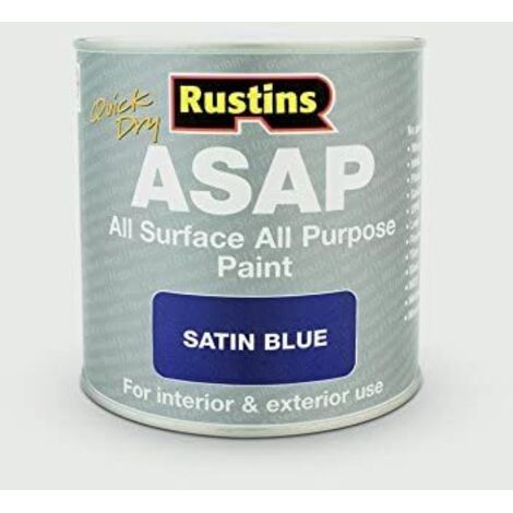 Rustins Quick Dry ASAP Paint - Blue - 1 Litre