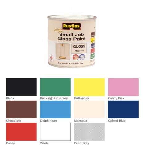 Rustins Quick Dry Small Job Paint - Gloss - Post Office Red - 250ml