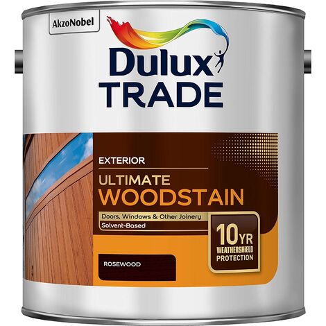 Dulux Trade Ultimate Weathershield Woodstain - Rosewood - 2.5L