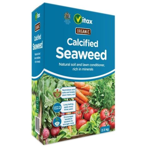 Vitax Calcified Seaweed - Soil and Lawn Conditioner - 2.5kg