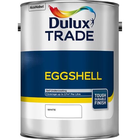Dulux Trade Eggshell - White - 5L