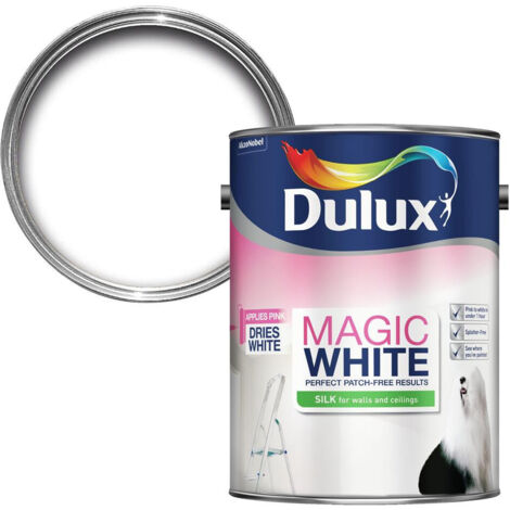 Dulux Retail Magic White Silk - Pure Brilliant White - 5 Litres