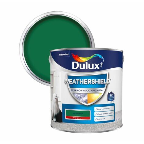 Dulux Weathershield Exterior Gloss Paint - Buckingham - 2.5L