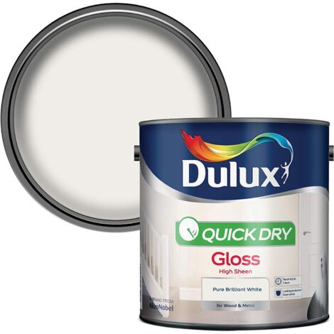 Dulux Retail Quick Dry Gloss - Pure Brilliant White - 2.5L