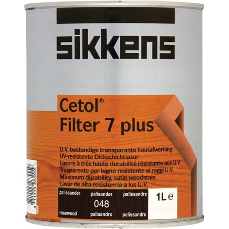 Sikkens 5085950 Cetol Filter 7 Plus Translucent Woodstain Rosewood 1 litre SIKCF7PRW1L