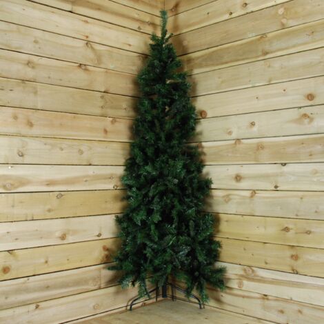 6.6ft Premier Dual Purpose Corner & Half Wall Christmas Tree (1/6)