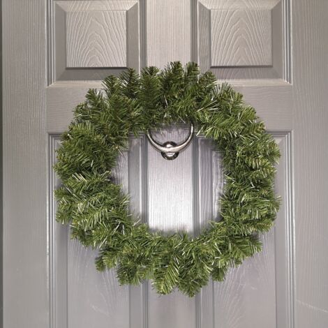 Green Christmas Imperial Pine Door Wreath - Dark Green - 50cm Diameter (1/5)