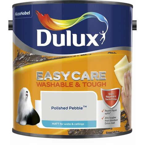 Dulux Easycare Washable & Tough Matt Emulsion Paint - 2.5L - Polished Pebble