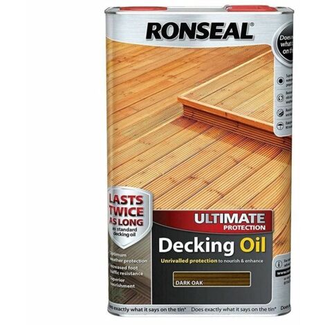 Ronseal 36938 Ultimate Protection Decking Oil Dark Oak 2.5 litre RSLUDODO25L