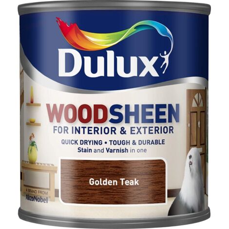Dulux Woodsheen - Interior & Exterior - Golden Teak - 750ML