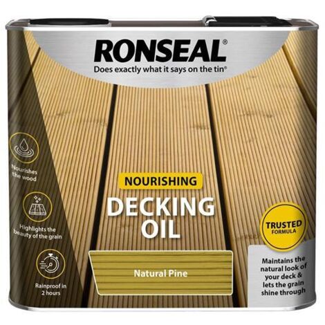 Ronseal Nourishing Decking Oil - 2.5L - Natural Pine