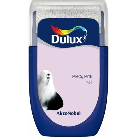 Dulux Retail Matt Emulsion Tester Paint Pot - 30ml - Pretty Pink