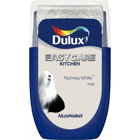 Dulux Easycare Kitchen Matt Tester Pot - 30ml - Nutmeg White