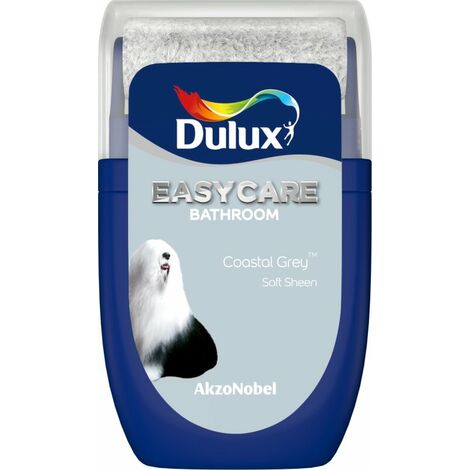 Dulux Easycare Bathroom Soft Sheen Tester Pot - 30ml - Coastal Grey