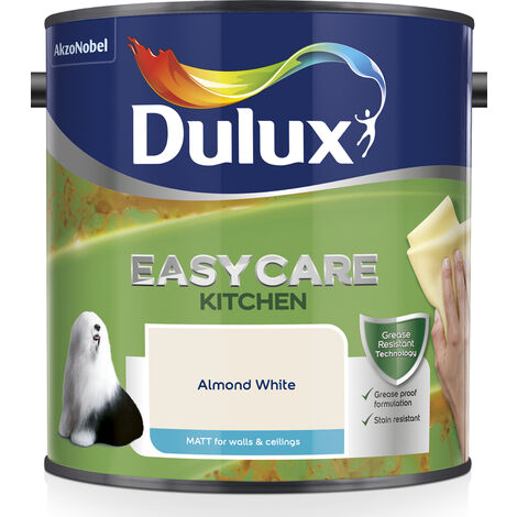 Dulux Easycare Kitchen Matt Emulsion Paint - 2.5L - Almond White
