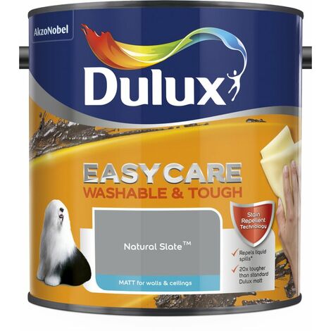 Dulux Easycare Washable & Tough Matt Emulsion Paint - 2.5L - Natural Slate