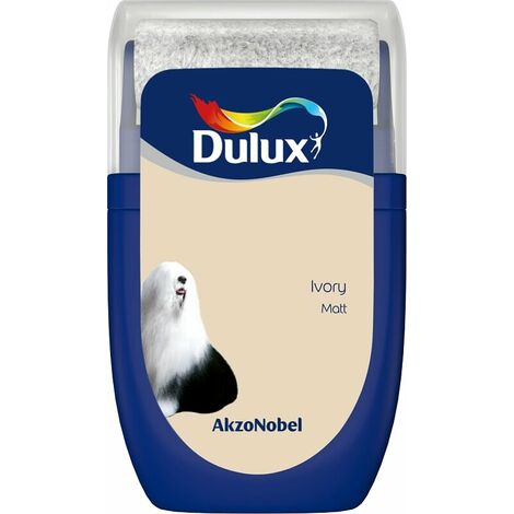 Dulux Retail Matt Emulsion Tester Paint Pot - 30ml - Ivory