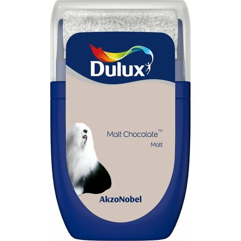Dulux Retail Matt Emulsion Tester Paint Pot - 30ml - Malt Chocolate