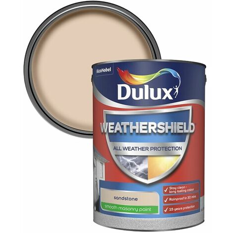 Dulux All Weather Protection Smooth Masonry - 5L - Sandstone
