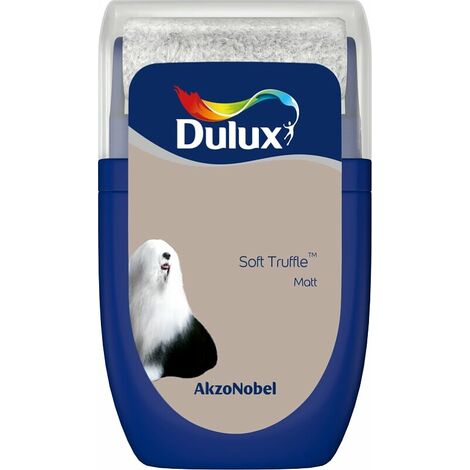 Dulux Retail Matt Emulsion Tester Paint Pot - 30ml - Soft Truffle