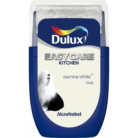 Dulux Easycare Kitchen Matt Tester Pot - 30ml - Jasmine White