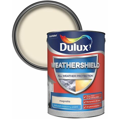 Dulux All Weather Protection Textured Masonry - 5L - Magnolia