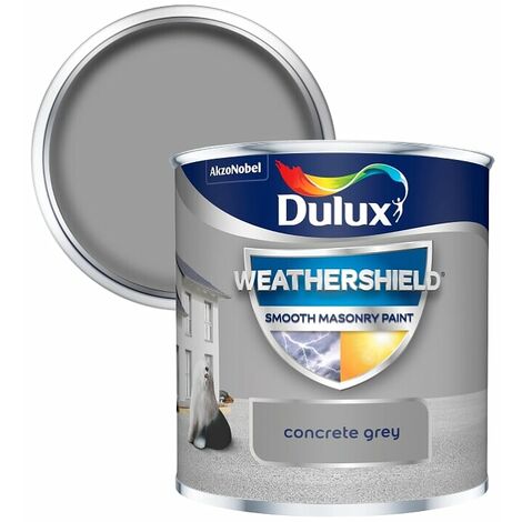 Dulux All Weather Protection Smooth Masonry - 250ml - Concrete Grey