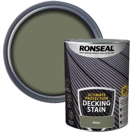 Ronseal 39224 Ultimate Protection Decking Stain Willow 5 litre RSLNUDSW5L