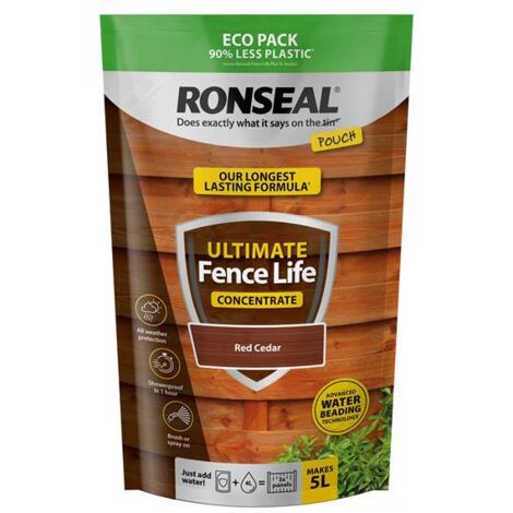 Ronseal Ultimate Fence Life Concentrate Red Cedar 950ml RSLUFLCRC950
