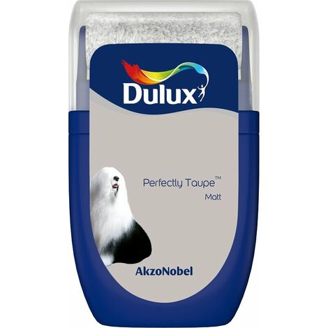 Dulux Retail Matt Emulsion Tester Paint Pot - 30ml - Perfectly Taupe