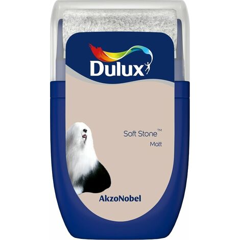 Dulux Retail Matt Emulsion Tester Paint Pot - 30ml - Soft Stone