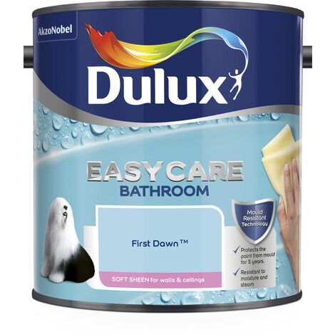 Dulux Easycare Bathroom Soft Sheen Emulsion Paint - 2.5L - First Dawn