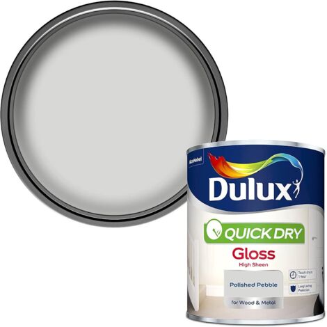 Dulux Quick Dry Gloss Colours - Polished Pebble - 750ml