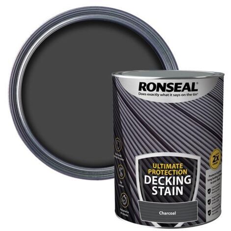 Ronseal 39109 Ultimate Protection Decking Stain Charcoal 5 litre RSLNUDSC5L
