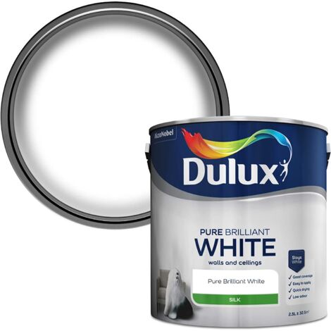Dulux Retail Silk - Pure Brilliant White - 2.5L