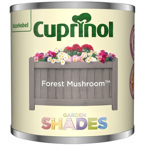 Cuprinol Garden Shades Tester Paint Pot - 125ml - Forest Mushroom