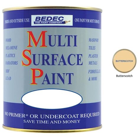Bedec Multi Surface Paint - Gloss - Butterscotch - 2.5L