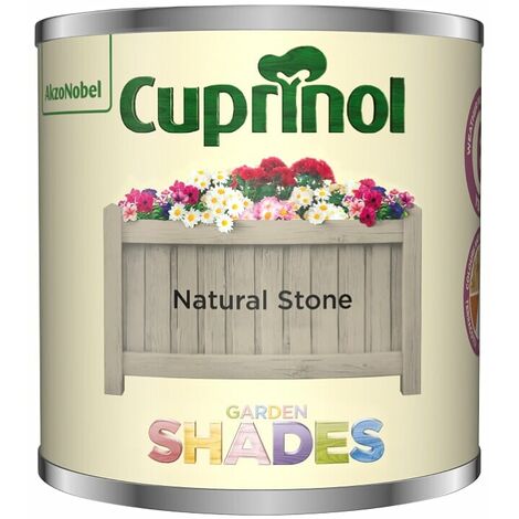 Cuprinol Garden Shades Tester Paint Pot - 125ml - Natural Stone