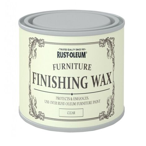 Rust-Oleum Chalk Chalky Furniture Paint - Finishing Wax - Clear 125ml