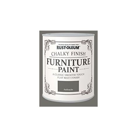 Rust-Oleum Chalk Chalky Furniture Paint Anthracite 2.5L