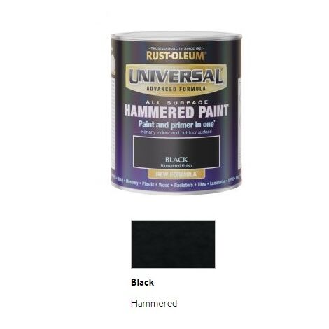 Rust-Oleum Universal All Surface Brush on Hammered Paint Black