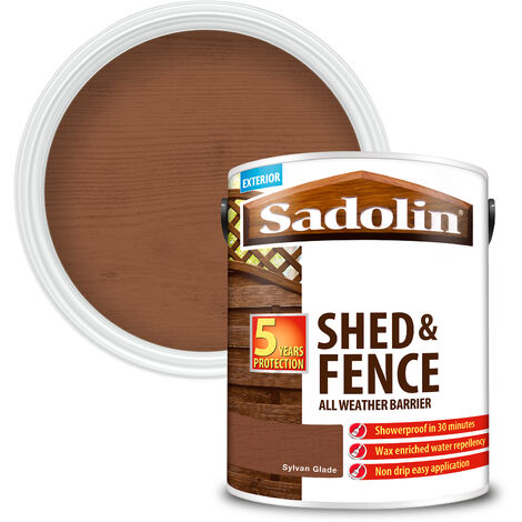 Sadolin Shed and Fence Protector All Weather Barrier - Sylvan Glade - 5L