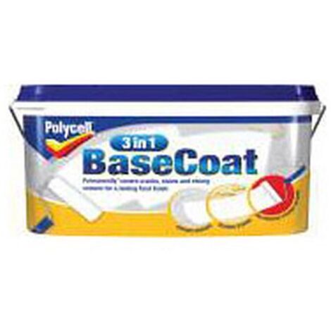Polycell 3 in 1 Basecoat Undercoat - 5 Litres