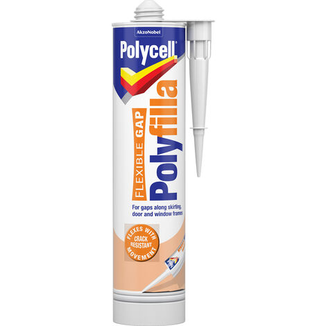 Polycell Polyfilla Flexible Gap Filler - Cartridge - 290ml