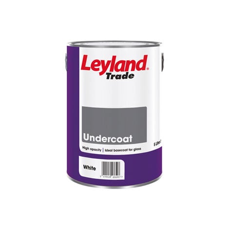 Leyland Trade Undercoat Paint - White - 750ml